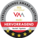 Versicherungs Award Austria 2026: muki Haushalts- und Eigenheimversicherung, Siegel: hervorragend